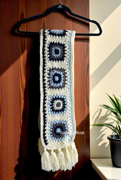 Cozy Granny Square Mufflar❄️🧣