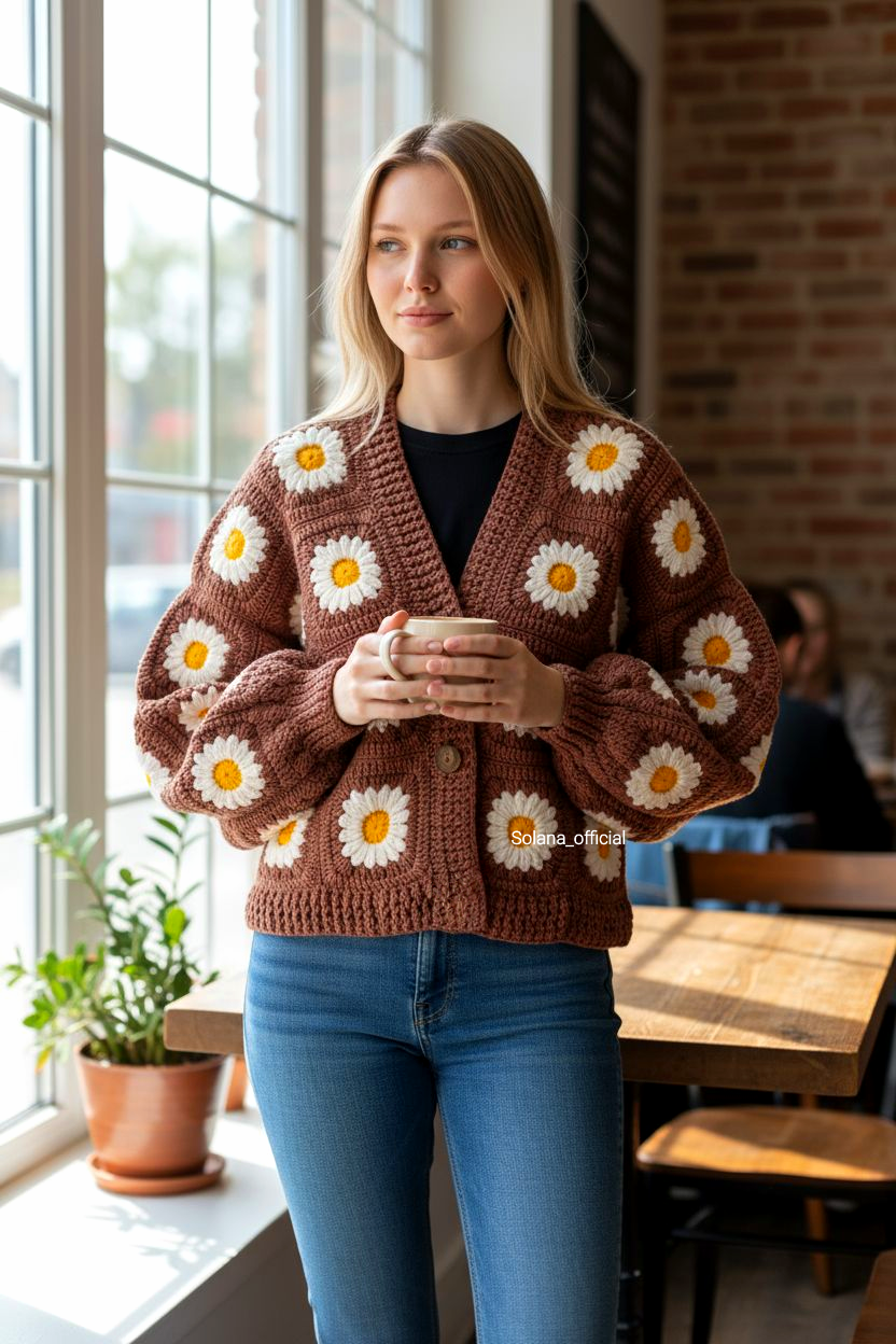 Daisy Bloom Sweater 🌼✨