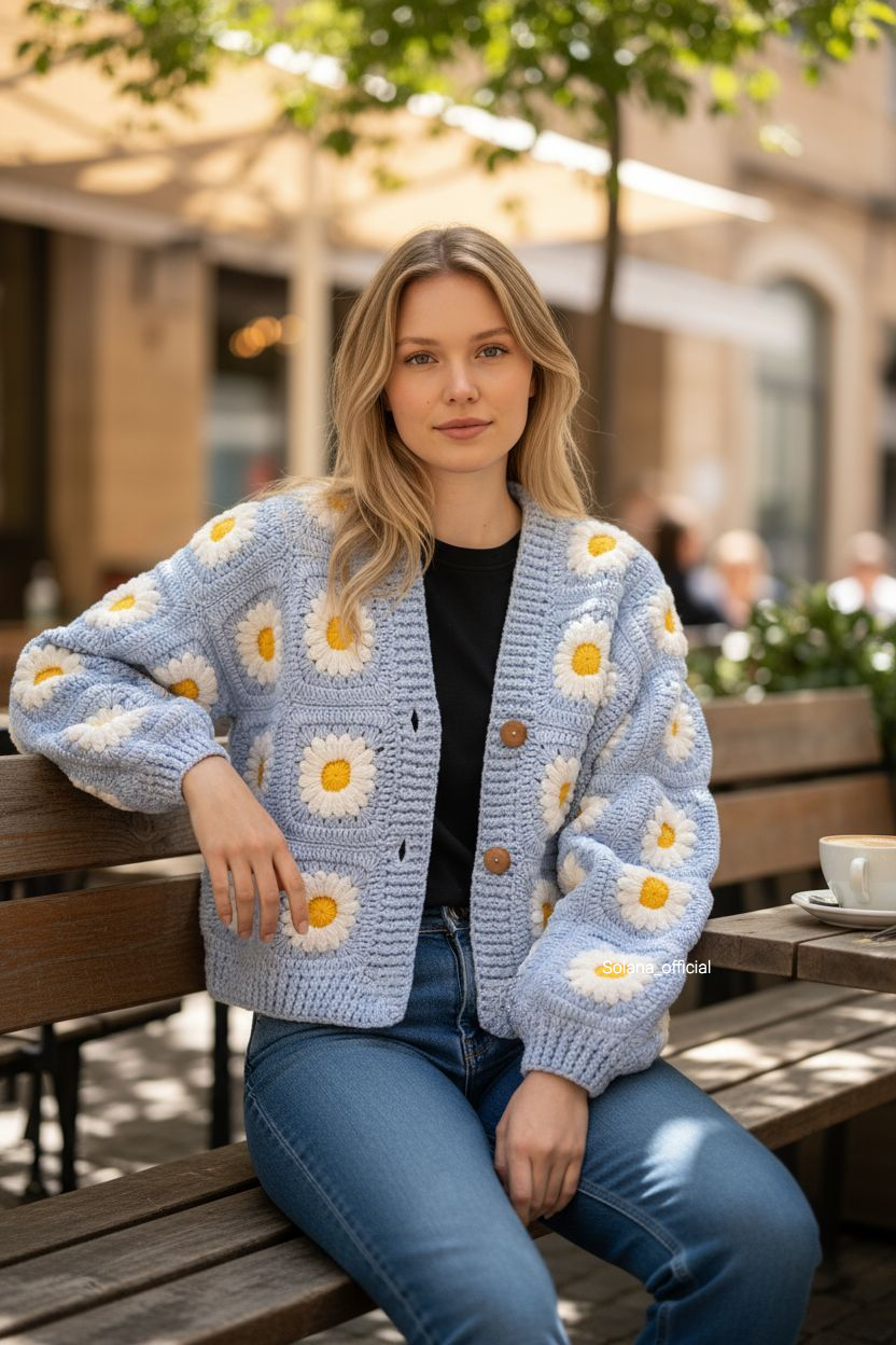 Daisy Bloom Sweater 🌼✨