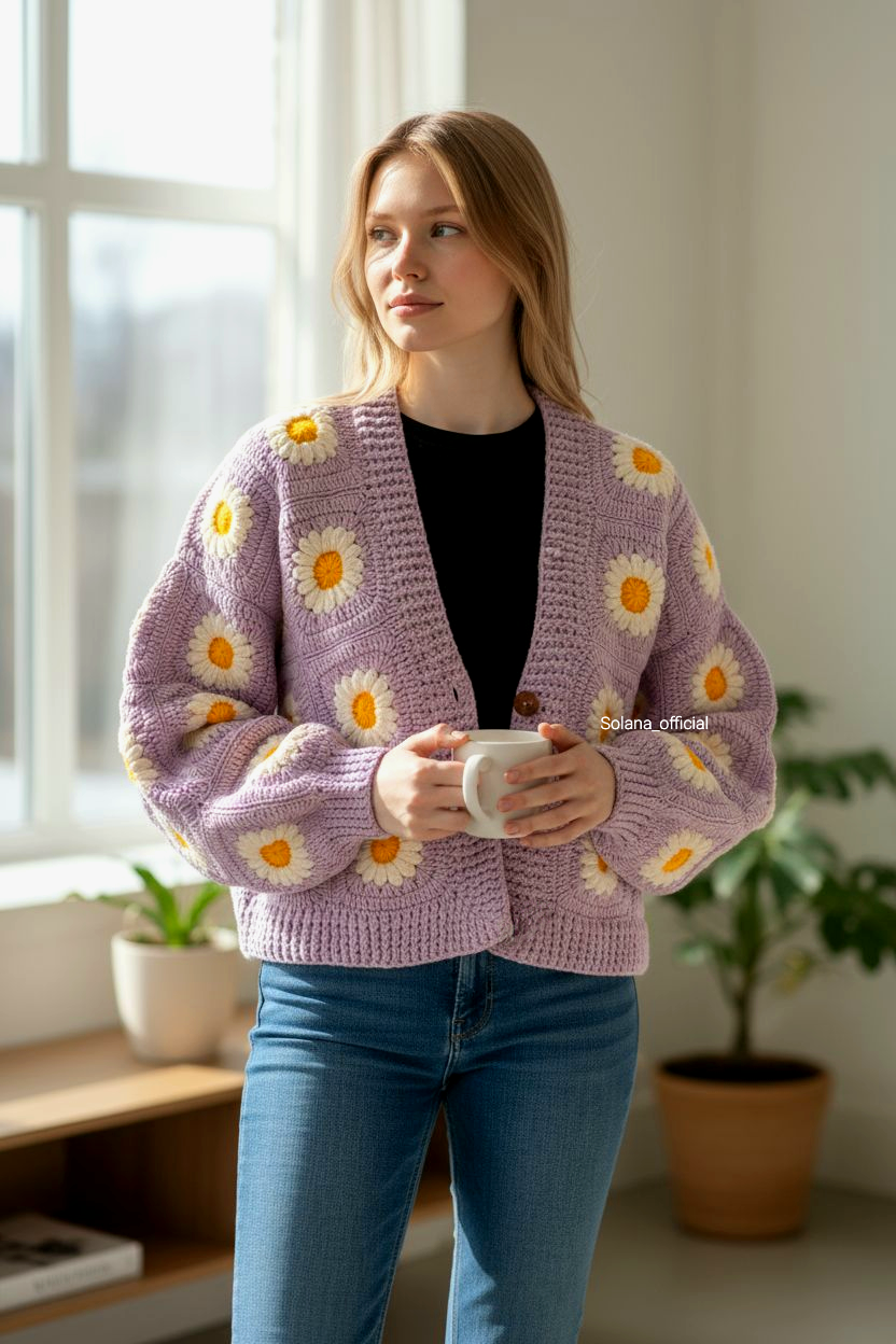 Daisy Bloom Sweater 🌼✨