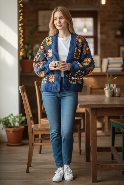 Cozy Granny Square Cardigan ❄️✨