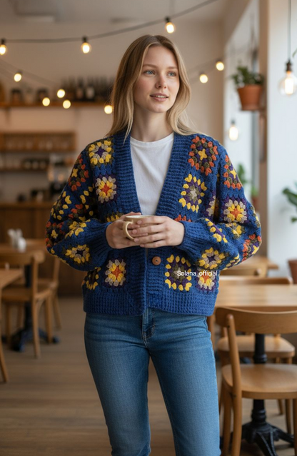 Cozy Granny Square Cardigan ❄️✨