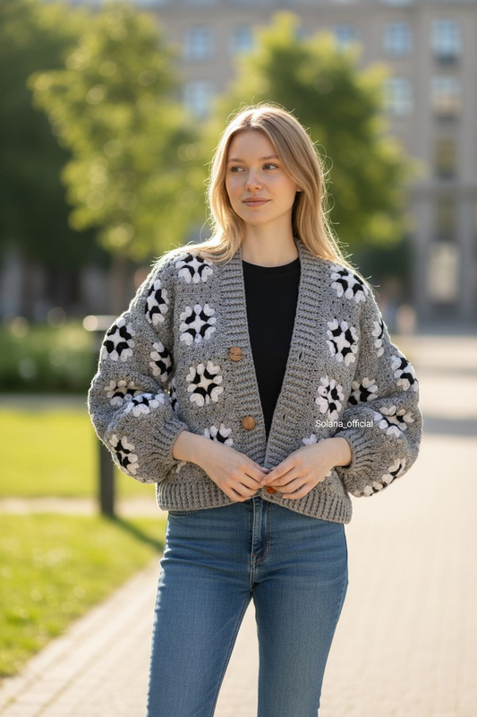Cozy Granny Square Cardigan ❄️✨