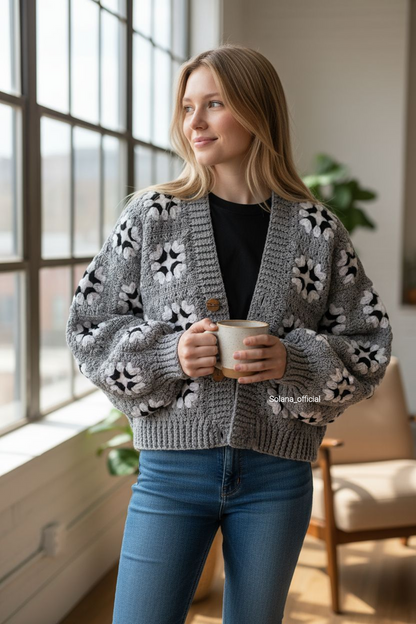 Cozy Granny Square Cardigan ❄️✨