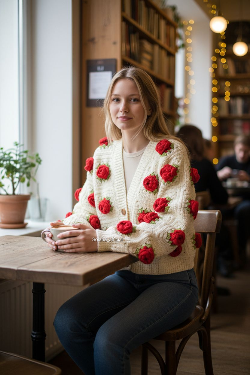Rose Bloom Sweater 🥀