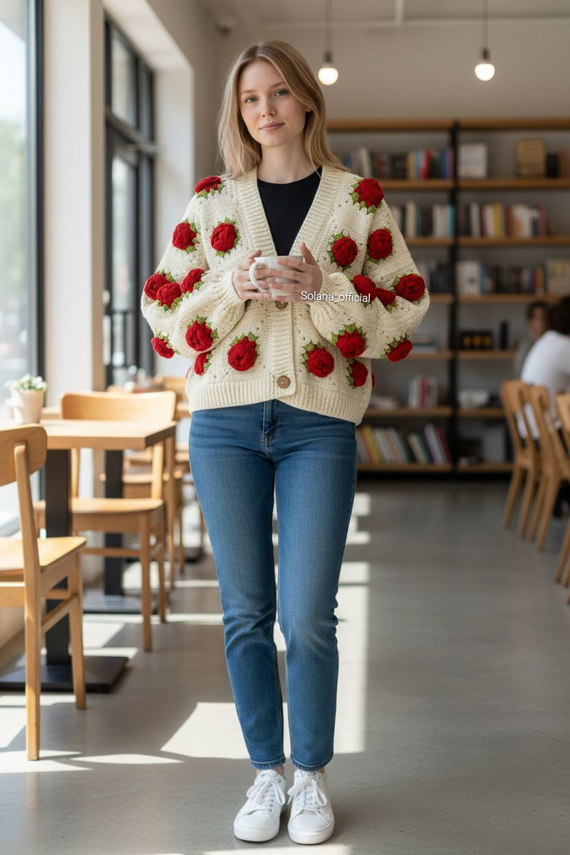 Rose Bloom Sweater 🥀