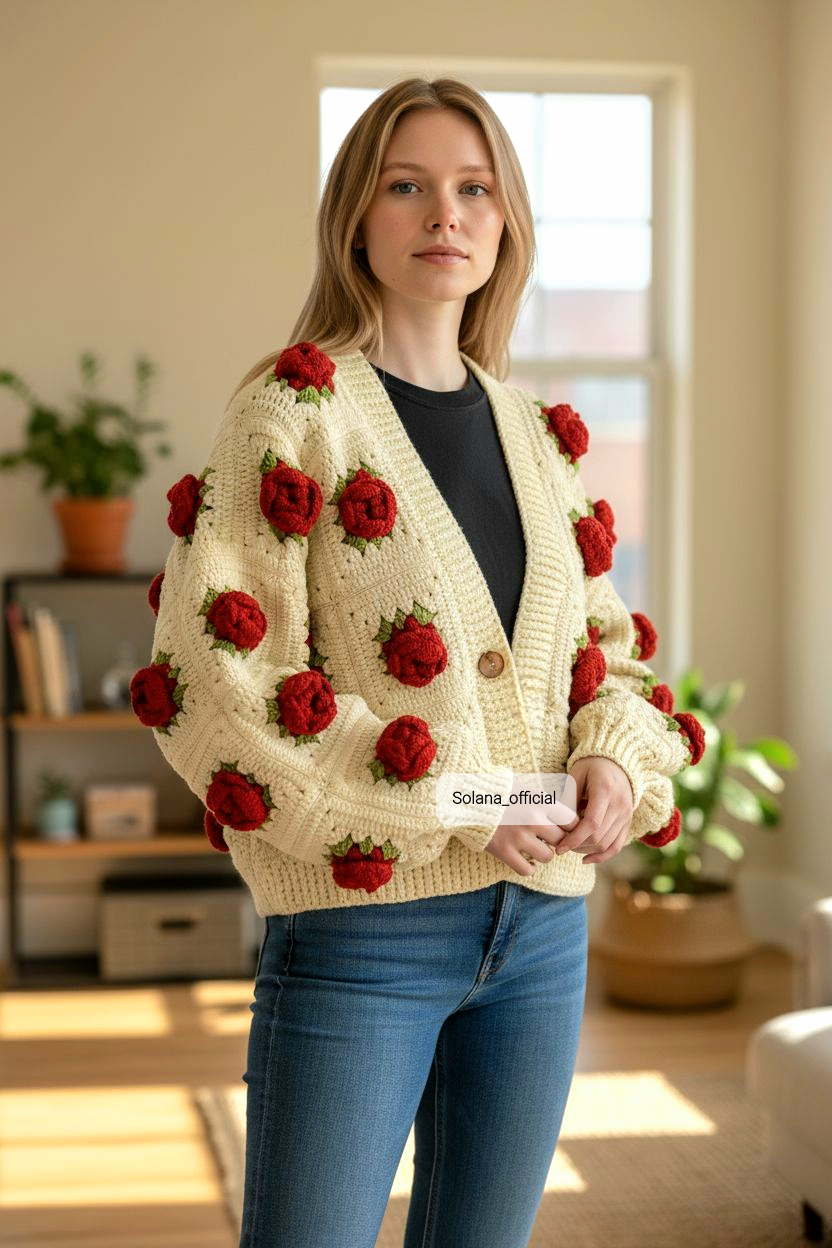 Rose Bloom Sweater 🥀