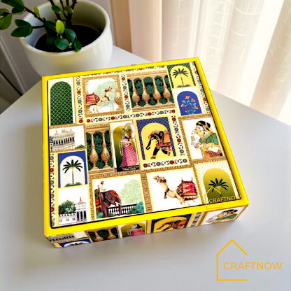 Wooden Dry Fruit /Candy Box - Full Resin Coated