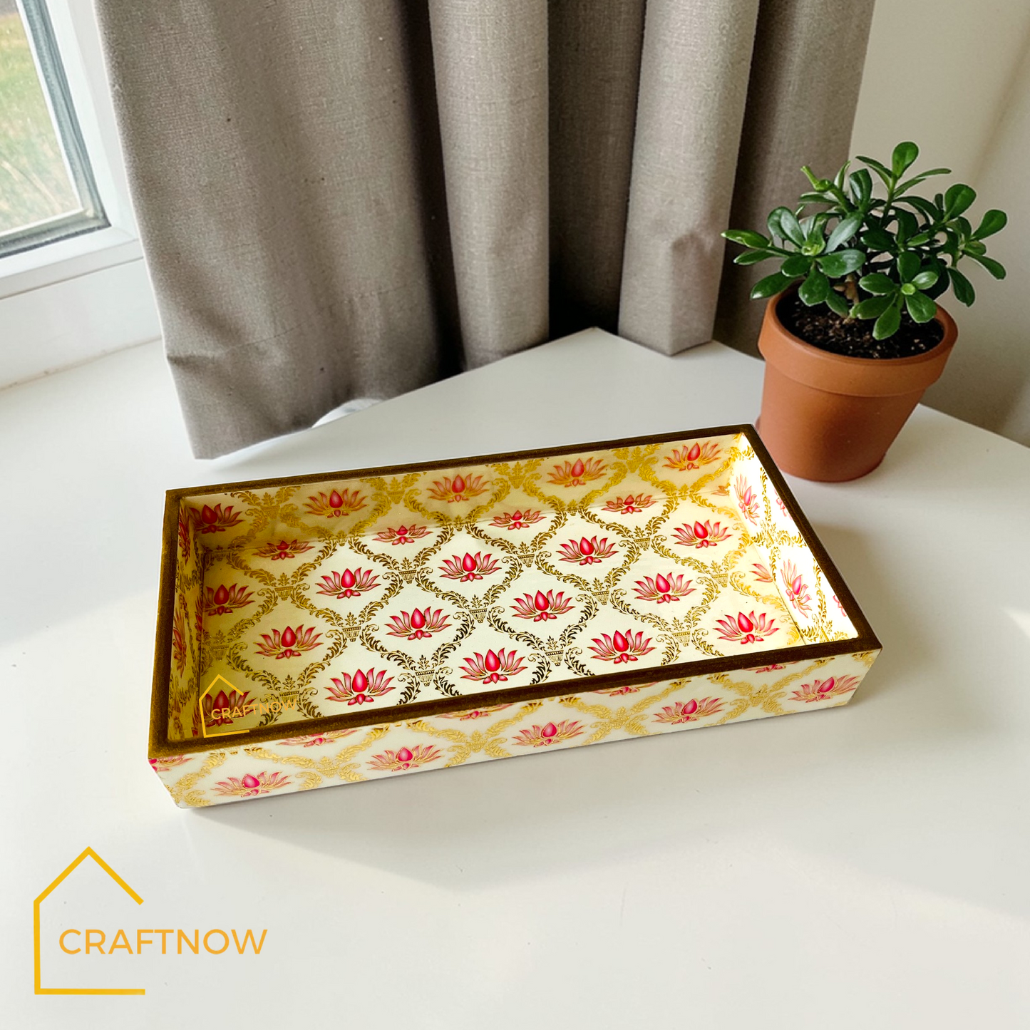 Premium Wooden Multipurpose Organising Tray