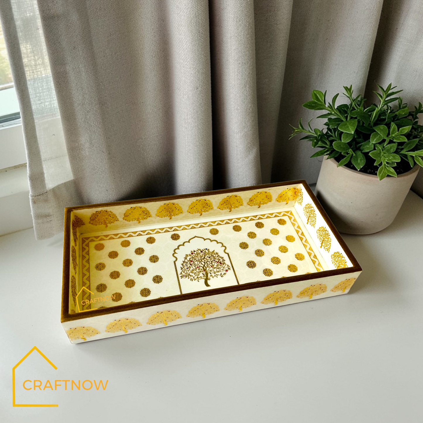 Premium Wooden Multipurpose Organising Tray