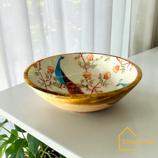 Premium Wooden Serving Bowl