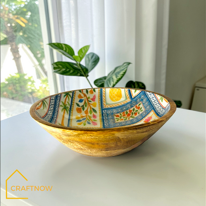 Premium Wooden Serving Bowl