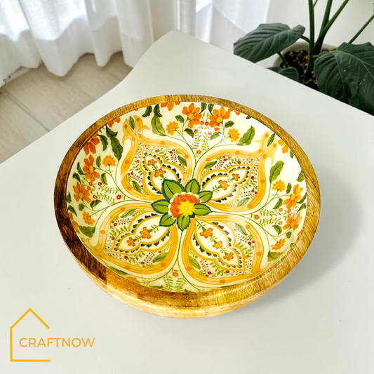 Premium Wooden Serving Bowlate
