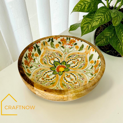Premium Wooden Serving Bowlate