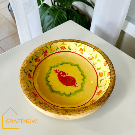 Premium Wooden Serving Bowlate