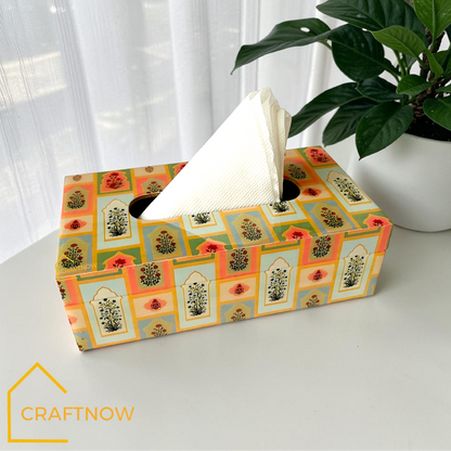 Premium Wooden Tissue Box