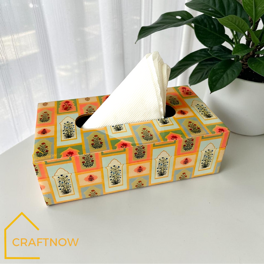 Premium Wooden Tissue Box
