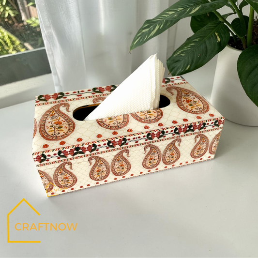 Premium Wooden Tissue Box