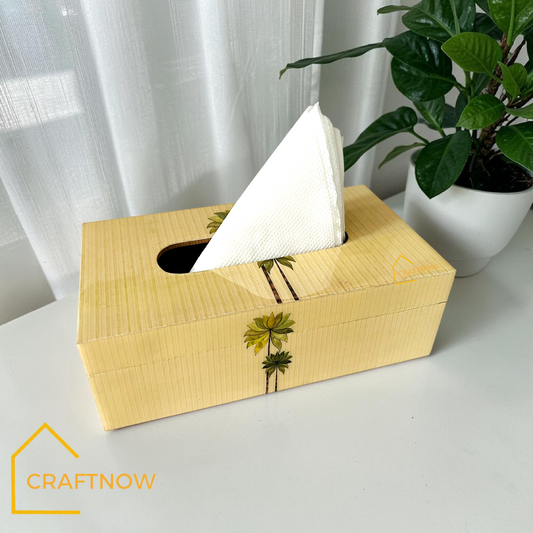 Premium Wooden Tissue Box