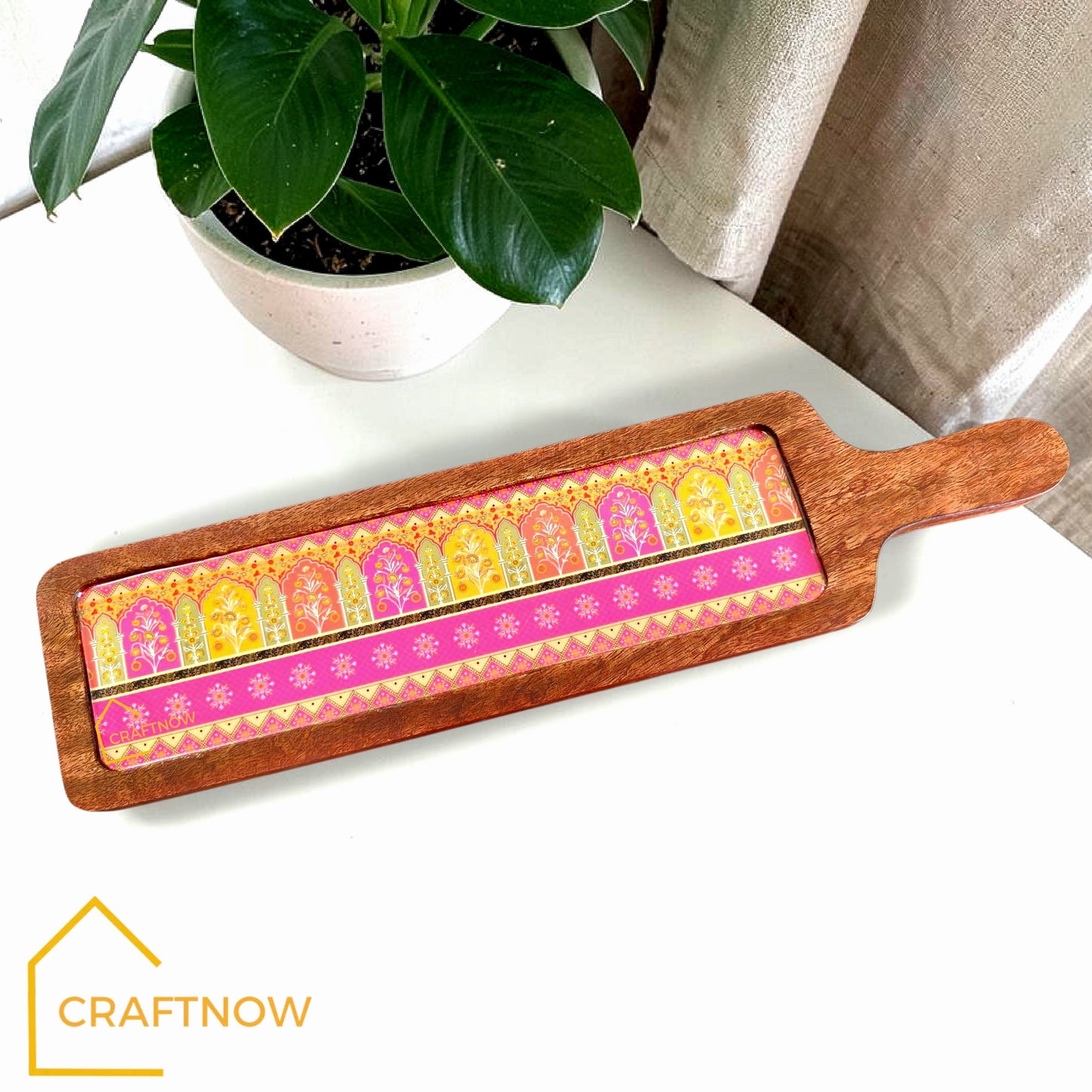 Wooden Serving Platter Bat