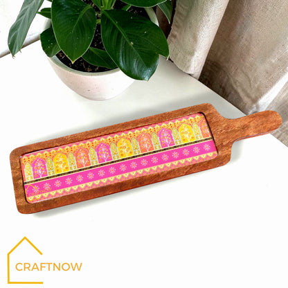 Wooden Serving Platter Bat
