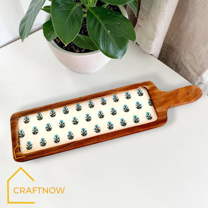 Wooden Serving Platter Bat