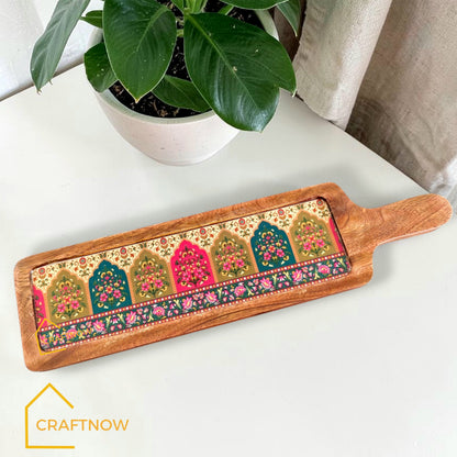 Wooden Serving Platter Bat
