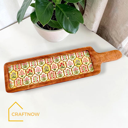 Wooden Serving Platter Bat