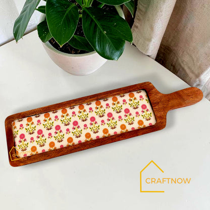 Wooden Serving Platter Bat