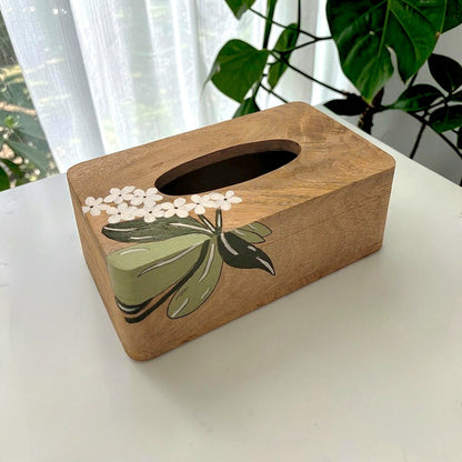 Premium Wooden Tissue Box 🌿