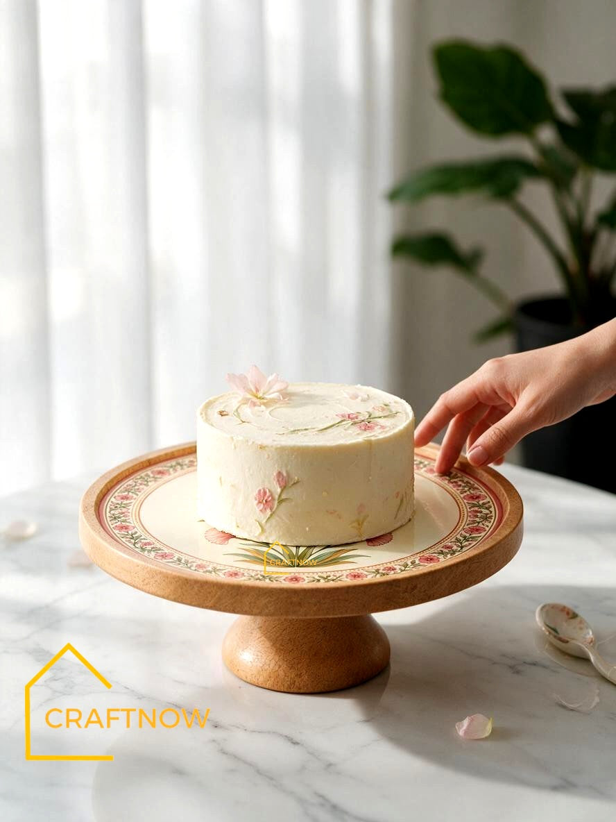 Premium Wooden Cake Stand