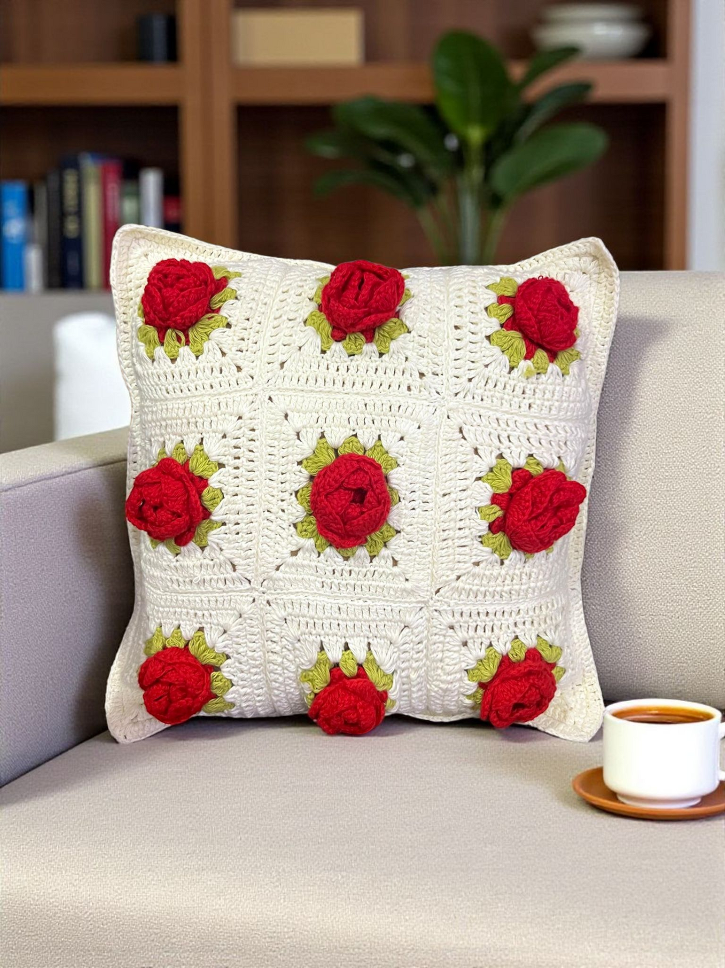 Premium and Exclusive Crochet Cushion Cover