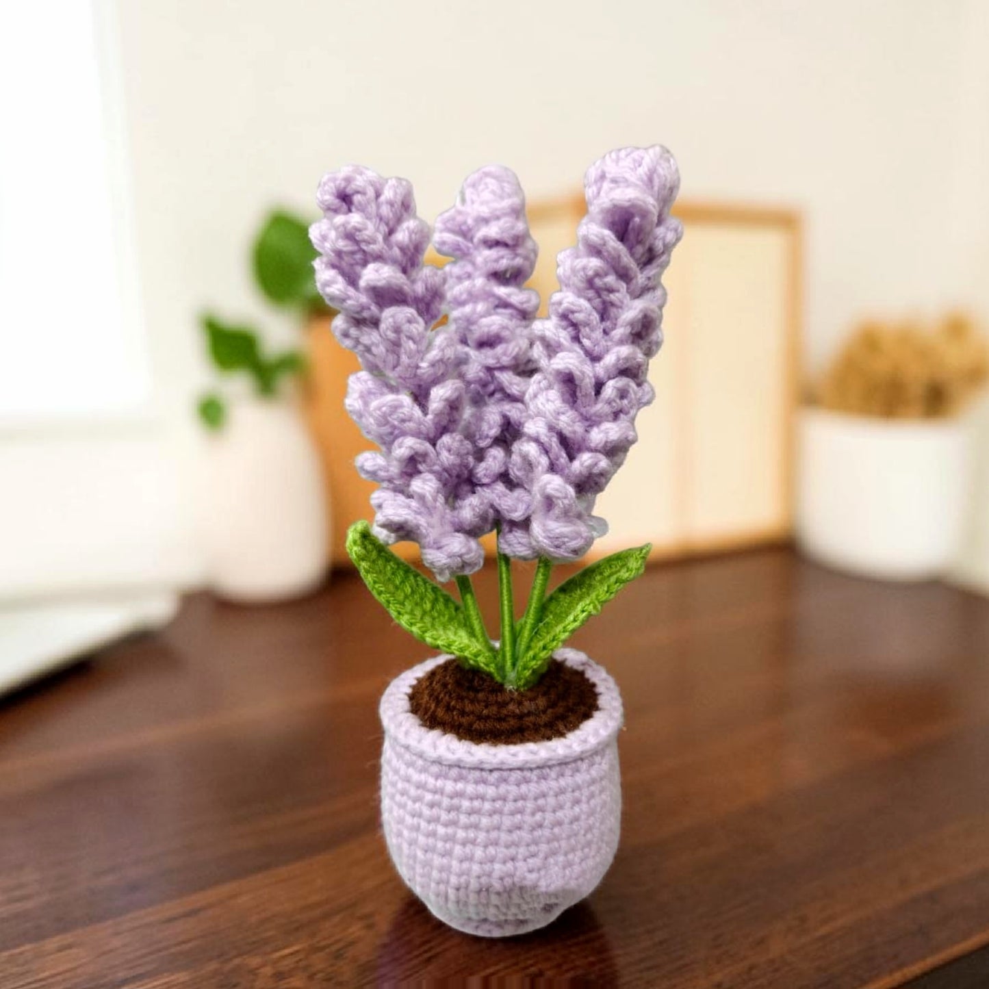 Crochet Lavender Pot