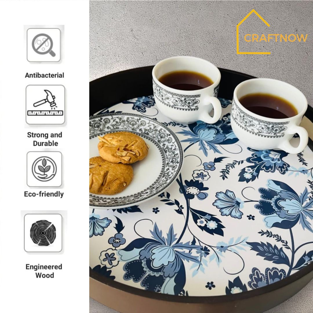 Premium Wooden Round Tray