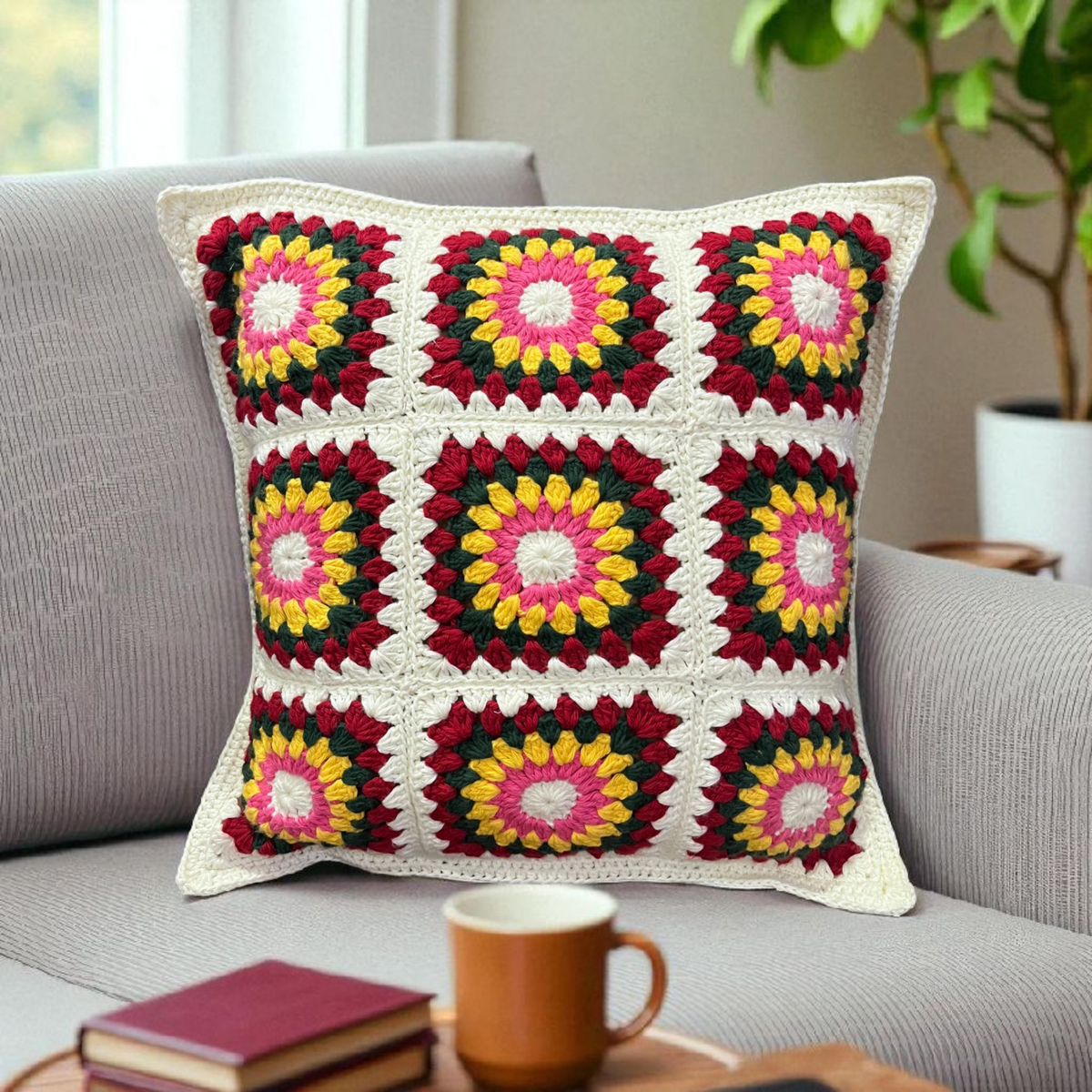 Premium and Exclusive Crochet Cushion Cover