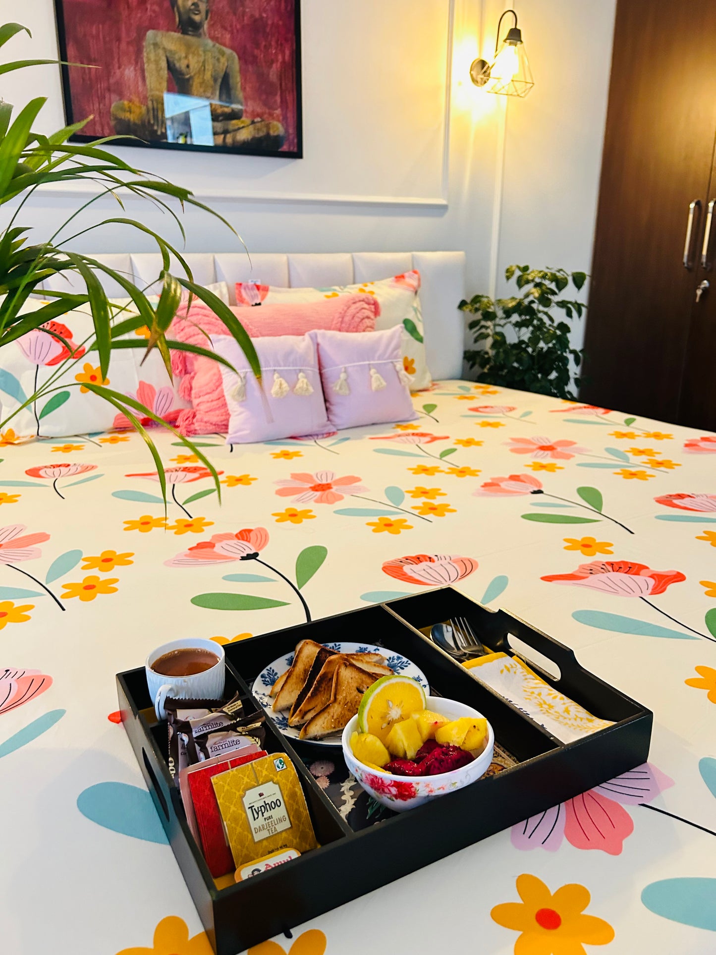 Partition Wooden Serving Trays