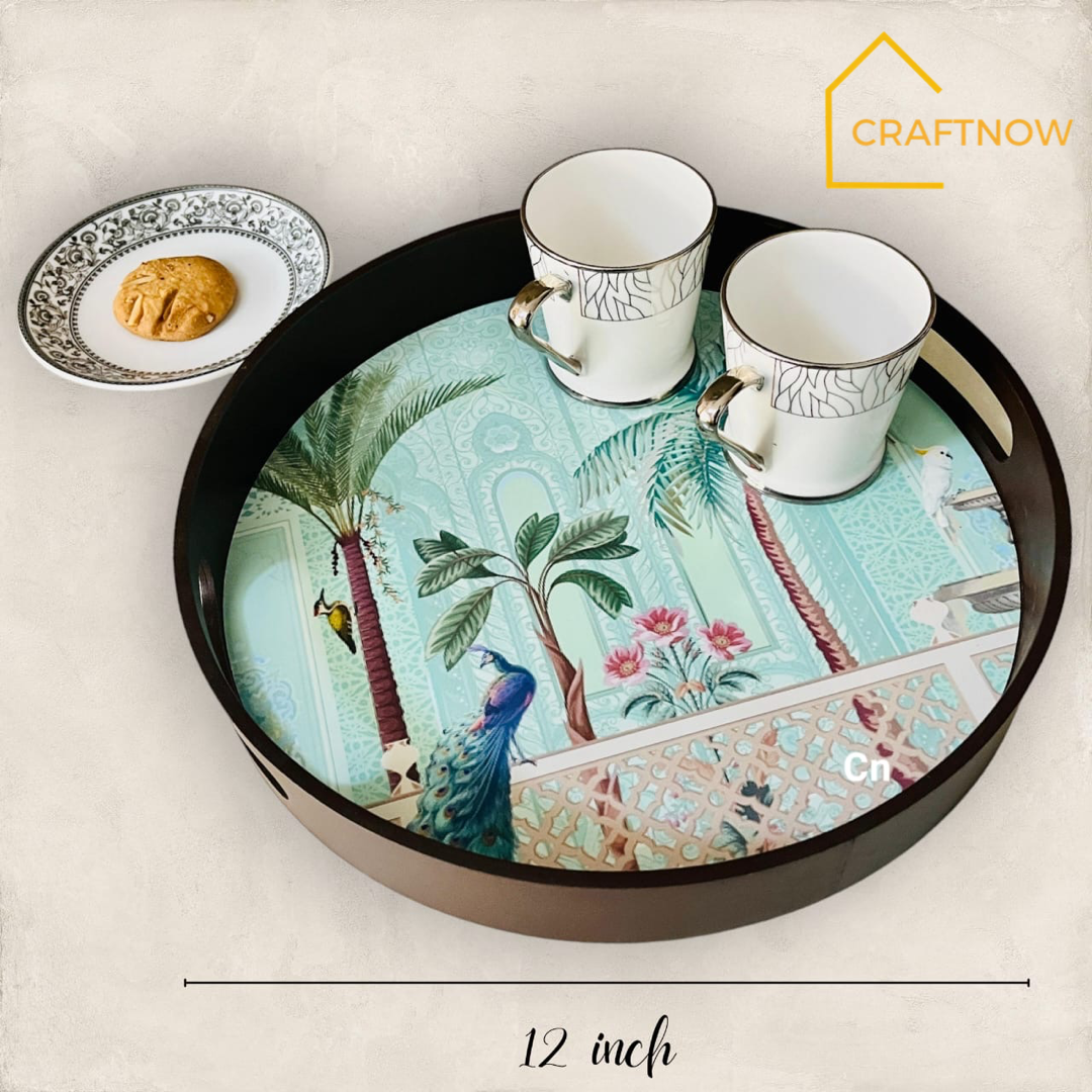Premium Wooden Round Tray