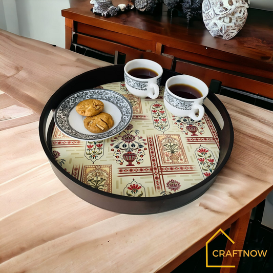 Premium Wooden Round Tray