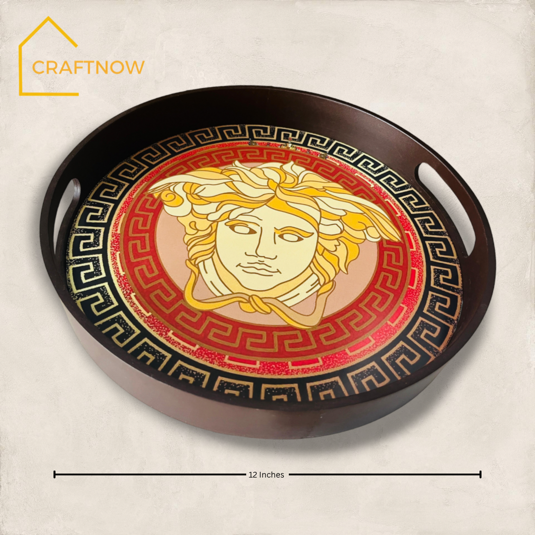 Premium Wooden Round Tray