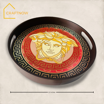 Premium Wooden Round Tray