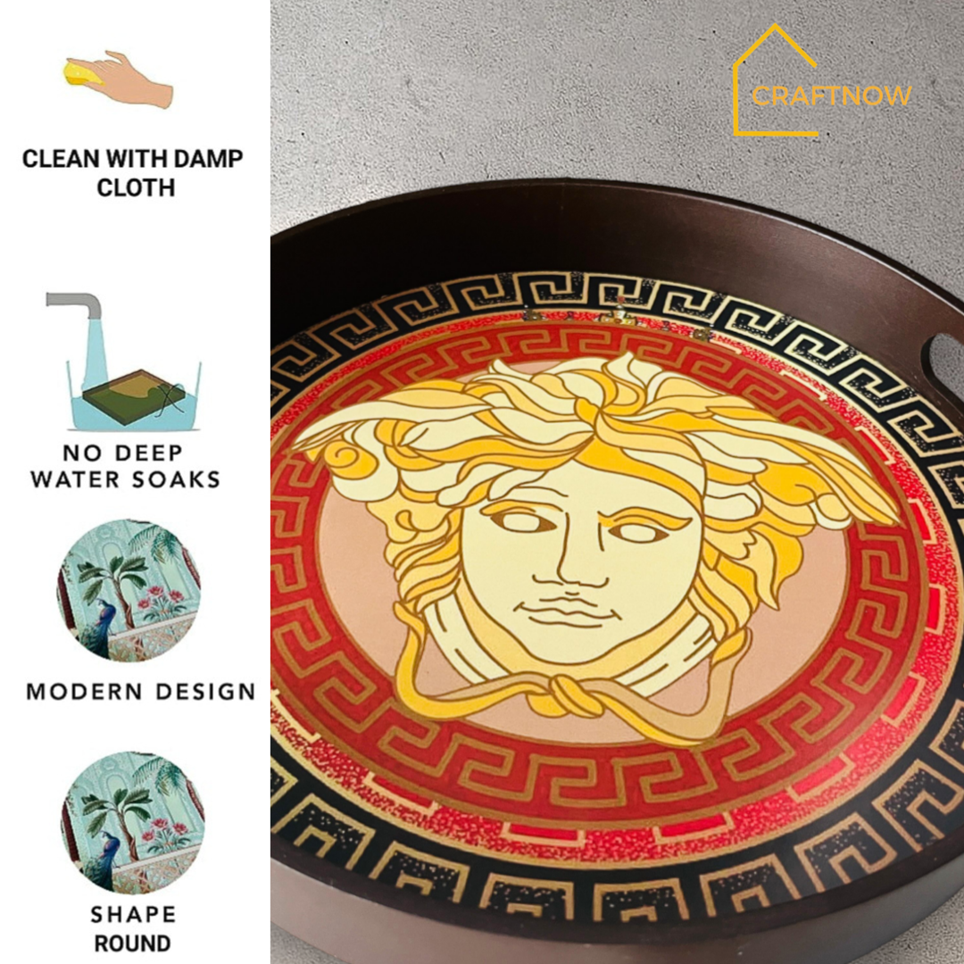 Premium Wooden Round Tray