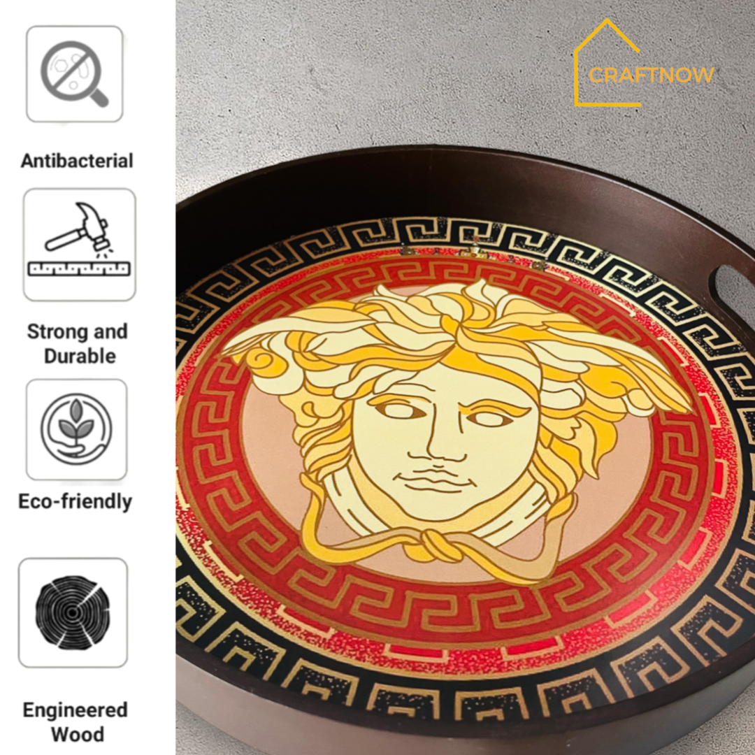 Premium Wooden Round Tray
