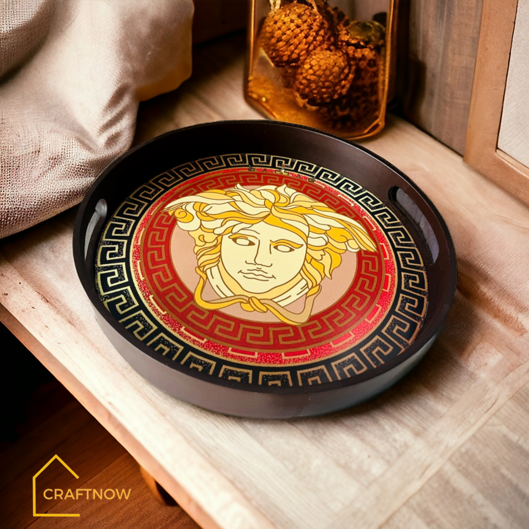 Premium Wooden Round Tray
