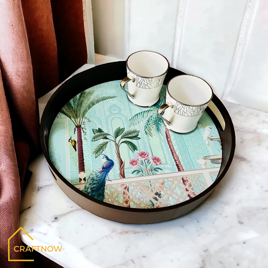 Premium Wooden Round Tray