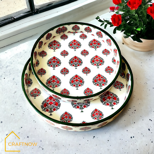 Premium Wooden Round Tray