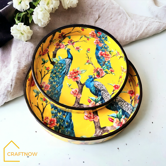 Premium Wooden Round Tray