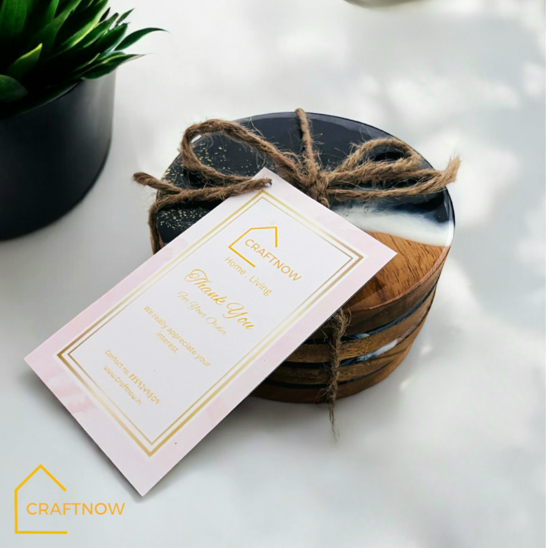 Wooden Coasters Set of 4