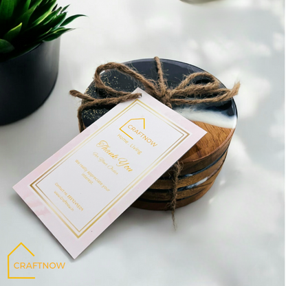 Wooden Coasters Set of 4