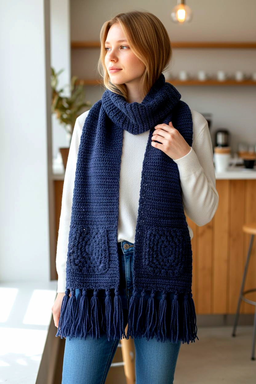 Cozy Pocket Mufflar❄️🧣