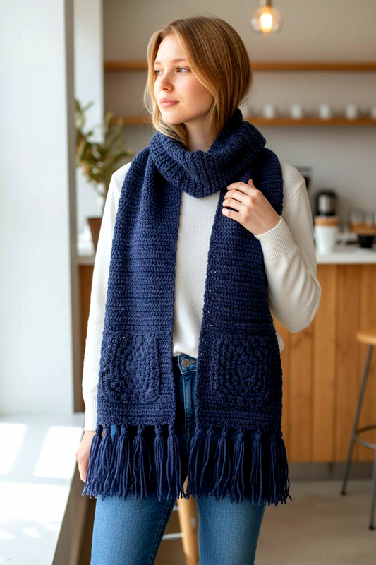 Cozy Pocket Mufflar❄️🧣